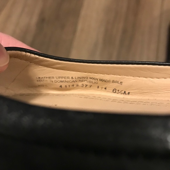 Black Leather Tory Burch Flats - Picture 3 of 4